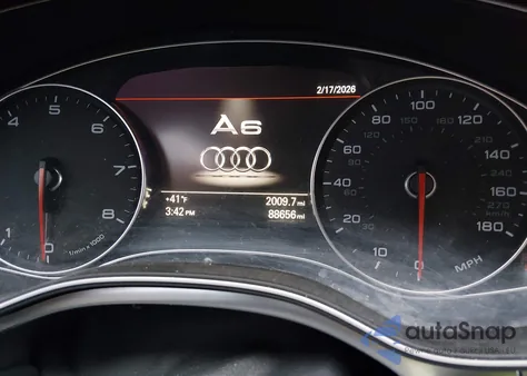 2014 Audi A6 2.0T Premium from USA, damaged, VIN WAUGFAFC4EN117818